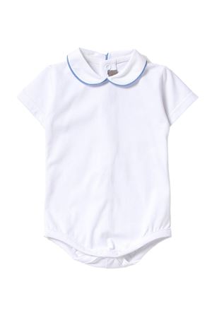 White cotton bodysuit LITTLE BEAR KIDS | 4024BCOCIELO